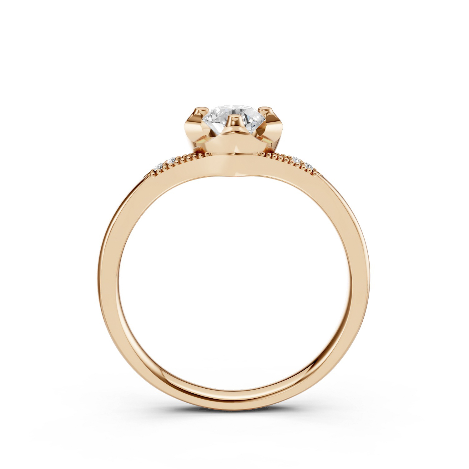 Nhẫn Cầu Hôn 14K Kim Cương Lab-grown Faye Nhẫn Cầu Hôn 14K Kim Cương Lab-grown Faye