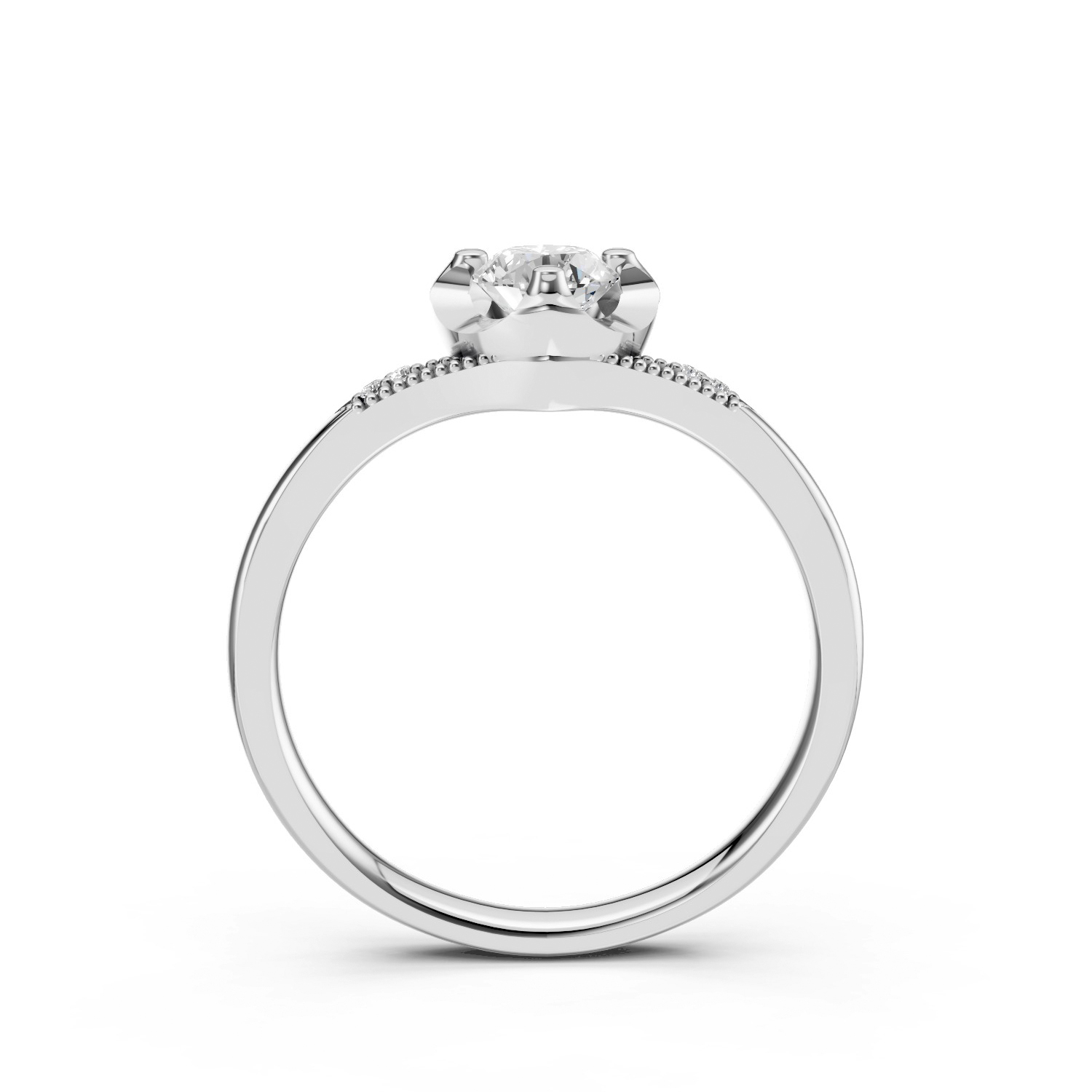 Nhẫn Cầu Hôn 14K Kim Cương Lab-grown Faye Nhẫn Cầu Hôn 14K Kim Cương Lab-grown Faye