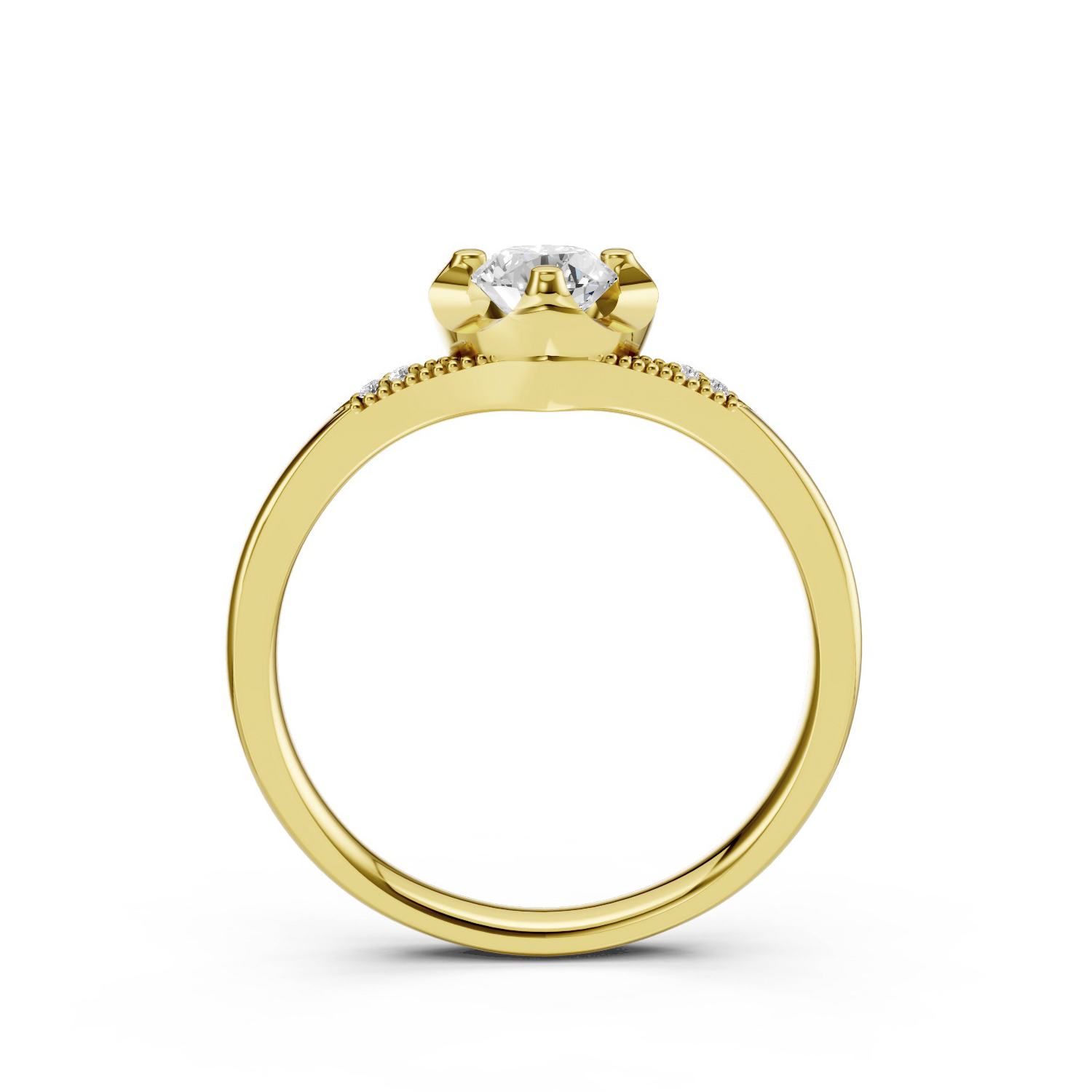 Nhẫn Cầu Hôn 14K Kim Cương Lab-grown Faye Nhẫn Cầu Hôn 14K Kim Cương Lab-grown Faye