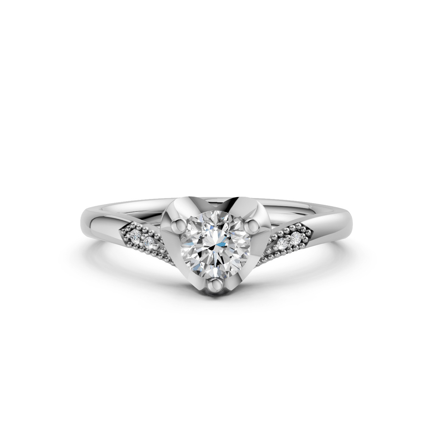 Nhẫn Cầu Hôn 14K Kim Cương Lab-grown Faye Nhẫn Cầu Hôn 14K Kim Cương Lab-grown Faye