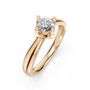 Nhẫn Cầu Hôn 14K Kim Cương Lab-grown Hertha