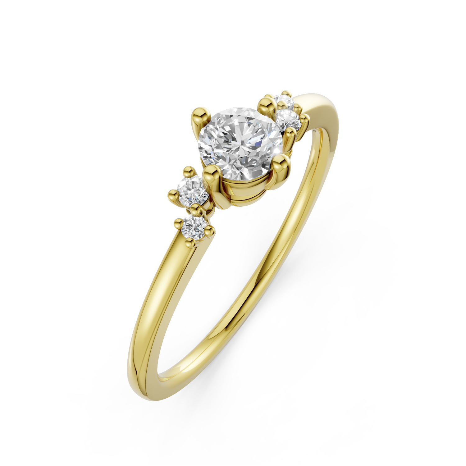 Nhẫn Cầu Hôn 10K CZ Gloria