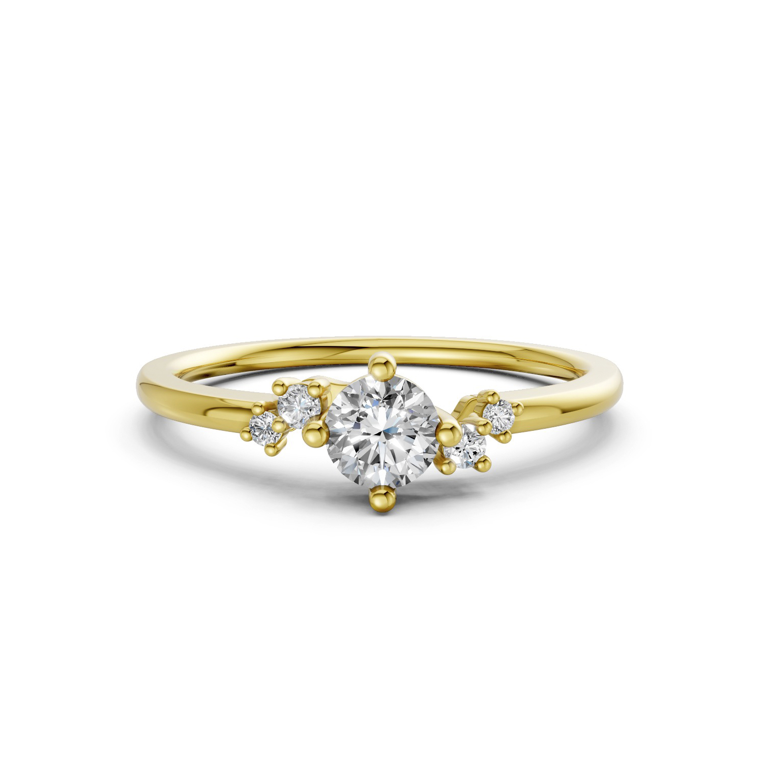 Nhẫn Cầu Hôn 10K CZ Gloria