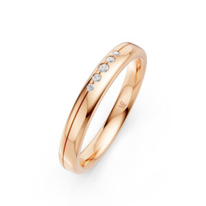 Nhẫn Cưới Nữ 14K Kim Cương Eternal Bond