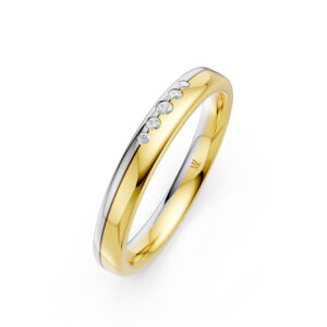 Nhẫn Cưới Nữ 14K Kim Cương Eternal Bond