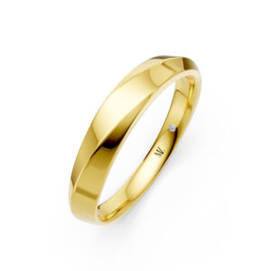 Nhẫn Cưới Nam 14K CZ Empire