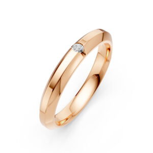 Nhẫn Cưới Nữ 14K CZ Peony