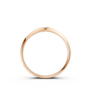 Nhẫn Cưới Nữ 10K CZ Sweet Dream - Slim Design(Solid Band)