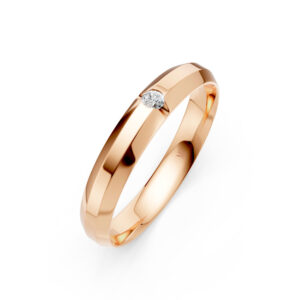 Nhẫn Cưới Nữ 10K CZ Sweet Dream - Slim Design(Solid Band)