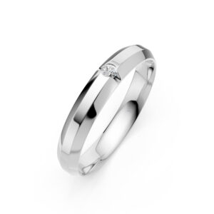 Nhẫn Cưới Nữ 10K CZ Sweet Dream - Slim Design(Solid Band)