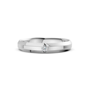 Nhẫn Cưới Nữ 10K CZ Sweet Dream - Slim Design(Solid Band)