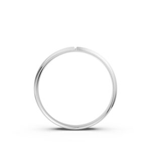 Nhẫn Cưới Nam 10K CZ Sweet Dream - Slim Design(Solid Band)