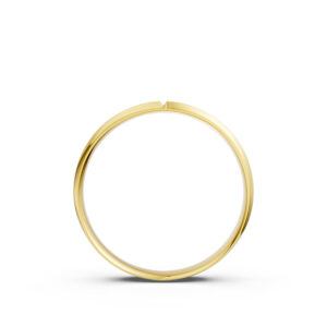Nhẫn Cưới Nam 10K CZ Sweet Dream - Slim Design(Solid Band)
