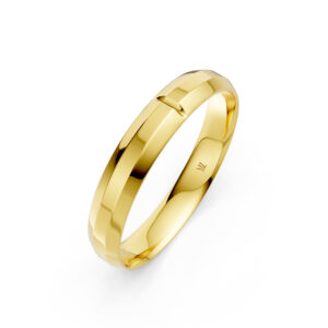 Nhẫn Cưới Nam 10K CZ Sweet Dream - Slim Design(Solid Band)