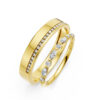 Cặp Nhẫn Cưới 10K CZ Blake's Promise