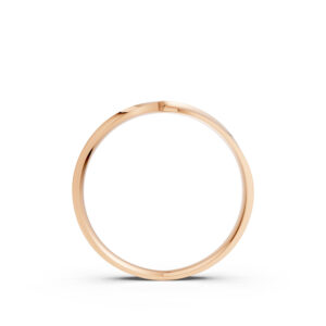 Nhẫn Cưới Nam 14K Heartstrings - Slim Design(Solid Band)