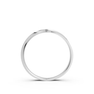 Nhẫn Cưới Nam 14K Heartstrings - Slim Design(Solid Band)