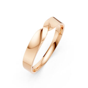 Nhẫn Cưới Nam 14K Heartstrings - Slim Design(Solid Band)