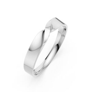 Nhẫn Cưới Nam 14K Heartstrings - Slim Design(Solid Band)