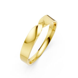 Nhẫn Cưới Nam 14K Heartstrings - Slim Design(Solid Band)