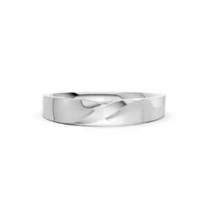 Nhẫn Cưới Nam 14K Heartstrings - Slim Design(Solid Band)