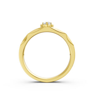 Nhẫn Cưới Nữ 14K CZ First Kiss