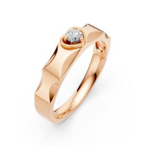 Nhẫn Cưới Nữ 14K CZ First Kiss