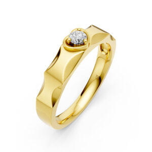 Nhẫn Cưới Nữ 14K CZ First Kiss
