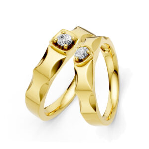 Nhẫn Cưới Nữ 14K CZ First Kiss