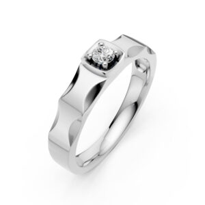 Nhẫn Cưới Nam 14K CZ First Kiss