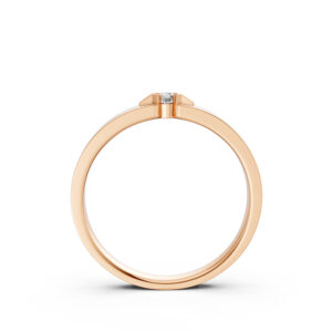 Nhẫn Cưới Nam 10K CZ Philia