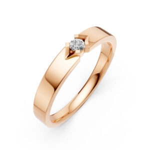 Nhẫn Cưới Nam 10K CZ Philia