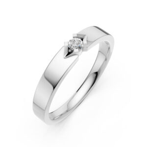 Nhẫn Cưới Nam 10K CZ Philia