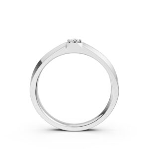 Nhẫn cưới nữ 14K CZ The Bounderies