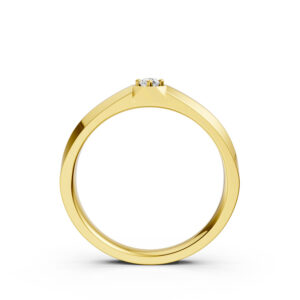 Nhẫn cưới nữ 14K CZ The Bounderies