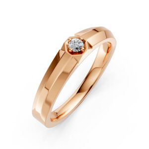 Nhẫn cưới nữ 14K CZ The Bounderies