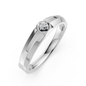 Nhẫn cưới nữ 14K CZ The Bounderies