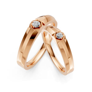 Cặp Nhẫn Cưới 14K Kim Cương Lab-grown The Boundaries