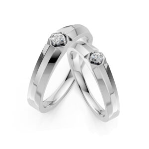Cặp Nhẫn Cưới 14K Kim Cương Lab-grown The Boundaries