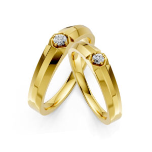 Cặp Nhẫn Cưới 14K Kim Cương Lab-grown The Boundaries