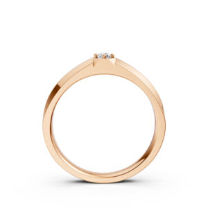 Nhẫn Cưới Nam 14K CZ The Bounderies