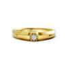 Nhẫn Cưới Nam 14K CZ The Bounderies