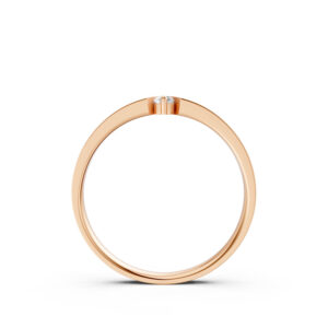 Nhẫn Cưới Nữ 14K CZ Dance With Me-Solid Band