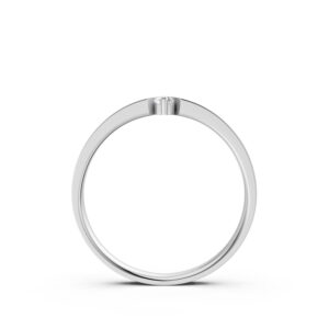 Nhẫn Cưới Nữ 14K CZ Dance With Me-Solid Band