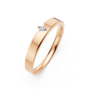 Nhẫn Cưới Nữ 14K CZ Dance With Me-Solid Band