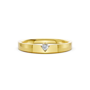 Nhẫn Cưới Nữ 14K CZ Dance With Me-Solid Band