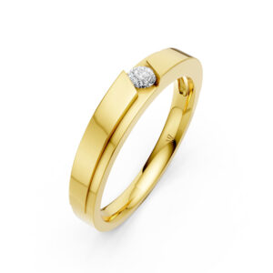 Nhẫn Cưới Nữ 14K Kim Cương Lab-grown Portofino