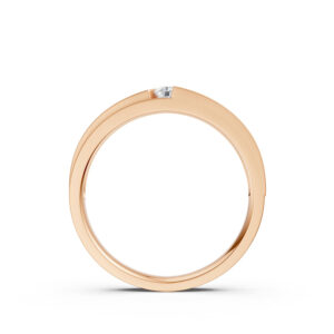 Nhẫn cưới nam 18K Kim Cương Portofino