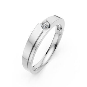 Nhẫn cưới nam 18K Kim Cương Portofino