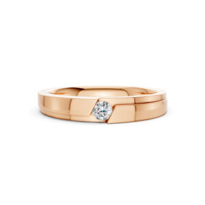 Nhẫn cưới nam 18K Kim Cương Portofino